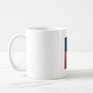 Baseball Flag Distressed Vintage Vector Design_1 Coffee Mug