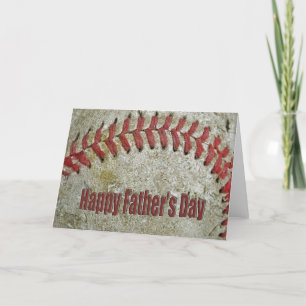 Baseball For Father's Day Card