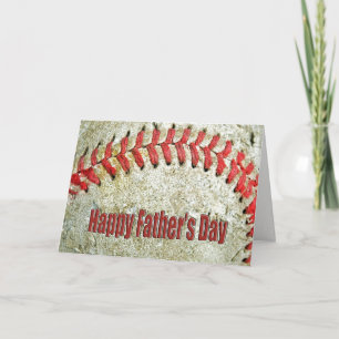 Baseball For Father's Day Card