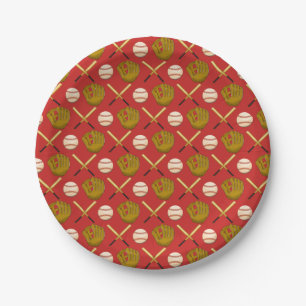 Baseball Fun Paper Plates