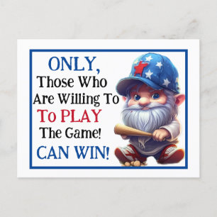 Baseball Fun Postcard