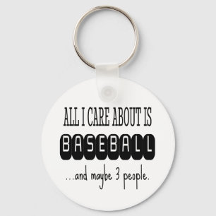 Baseball Funny Sarcastic Trendy Key Ring