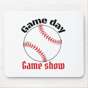 Baseball Game day game show Mouse Pad