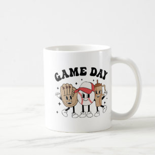 Baseball Game Day Vintage Mothers Day Women Men Ki Coffee Mug
