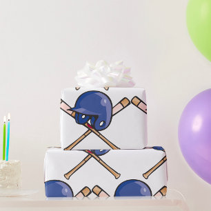 Baseball Gear Wrapping Paper