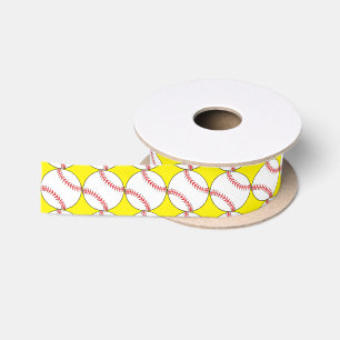 Baseball Gift Wrapping Ribbon - HAMbyWG Satin Ribbon