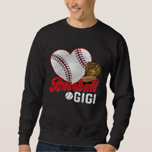 Baseball Gigi Baseball  Cute Mother s Day Girl Wom Sweatshirt