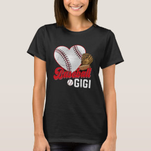 Baseball Gigi Baseball Cute Mother s Day Girl Wom T-Shirt