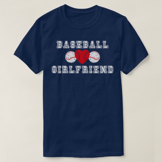 Baseball Girlfriend 2 T-Shirt (Design Front)
