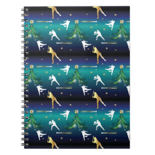 Baseball Girls Softball Christmas Notebook