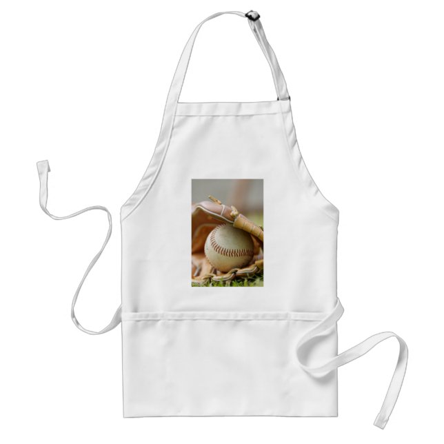 Baseball Glove and Ball Standard Apron (Front)