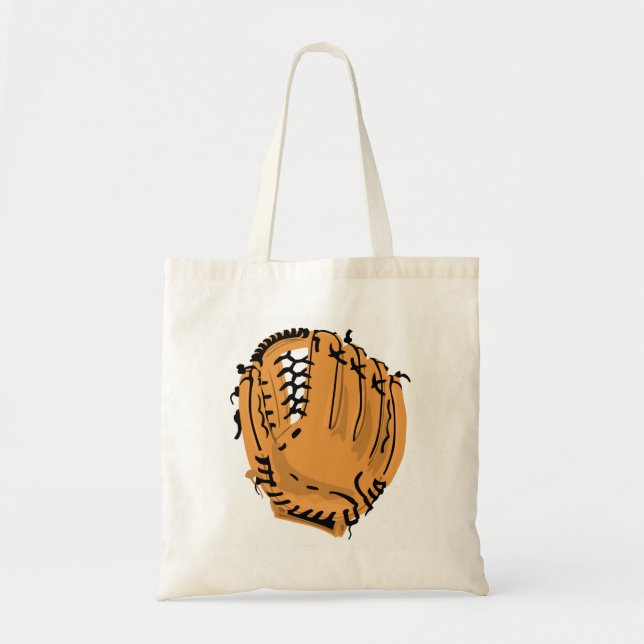 Baseball Glove Tote Bag (Front)