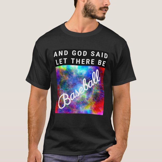 Baseball God Bible Religion T-Shirt (Front)