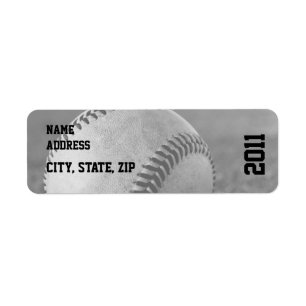 Baseball Graduation Return Address Return Address Label