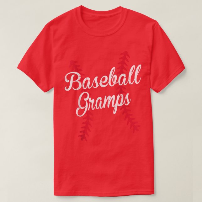 Baseball Gramps  T-Shirt (Design Front)
