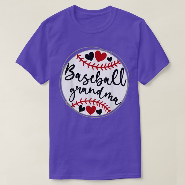 Baseball Grandma For Grandma Women Mother's Day  T-Shirt (Design Front)