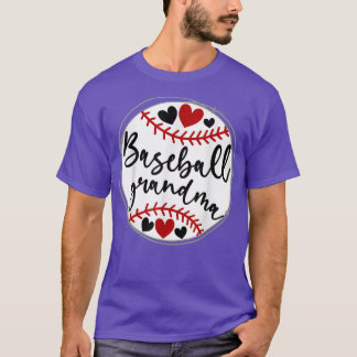 Baseball Grandma For Grandma Women Mother's Day  T-Shirt