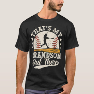 Baseball Grandma Grandpa That39S My Grandson Out T-Shirt