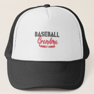 Baseball Grandma Retro Gift Trucker Hat