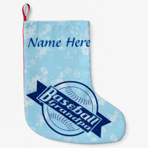 Baseball Grandpa Personalised Christmas Stocking