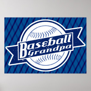 Baseball Grandpa Poster Print