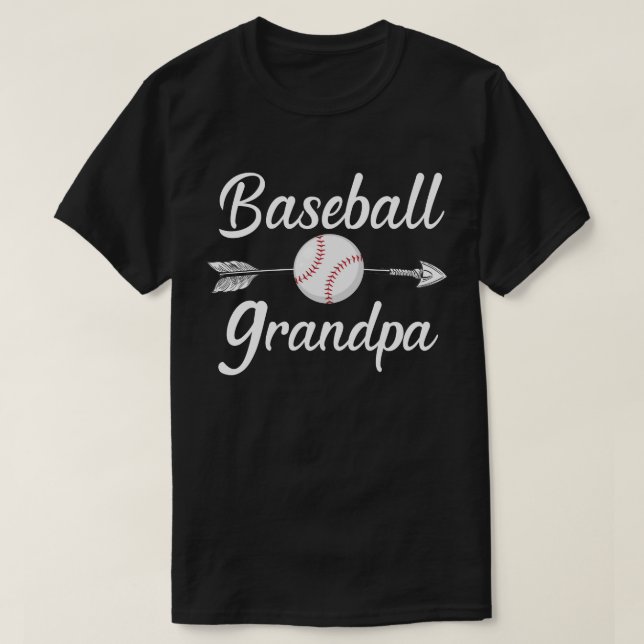 baseball grandpa T-Shirt (Design Front)