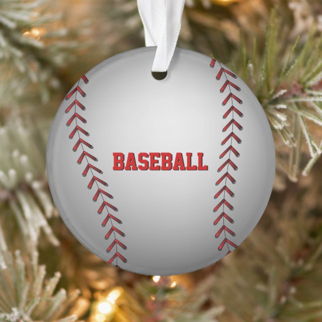 Baseball Graphic Ornament (Tree)
