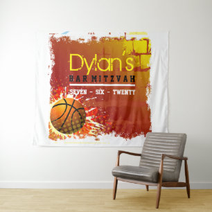 BASEBALL GRUNGE Photo-Op Backdrop Party Banner Tapestry