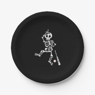 Baseball Halloween baseball Paper Plate