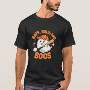 Baseball Halloween Spooky Catcher Pitcher Trick Or T-Shirt