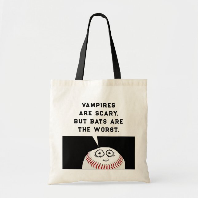 Baseball Halloween Tote Bag (Front)