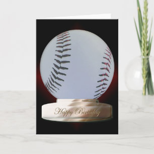 Baseball Happy Birthday Card