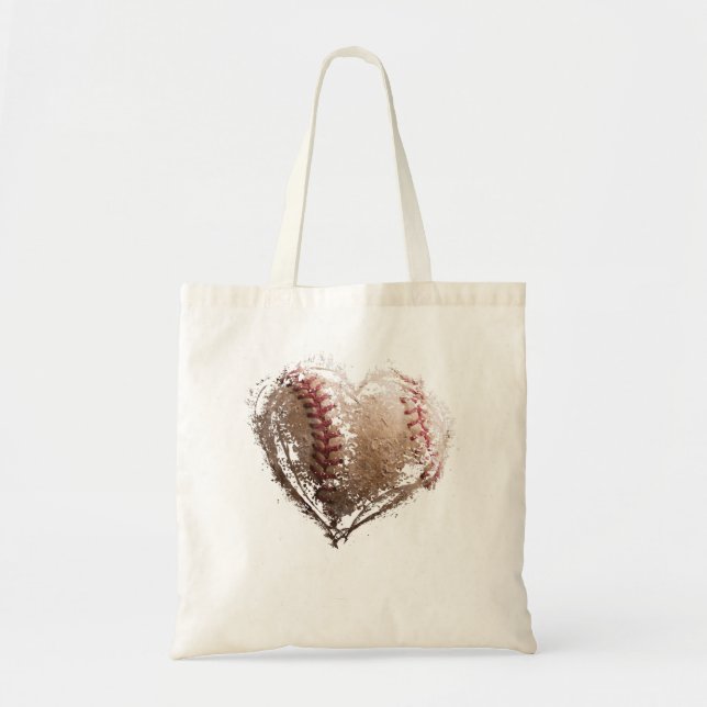 Baseball Heart Valentine's Day Boys Girls    Tote Bag (Front)