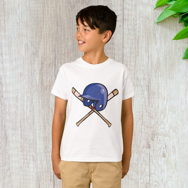 Baseball Helmet and Bats Sports T-Shirt (Creator Uploaded)