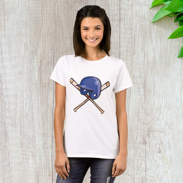 Baseball Helmet and Bats Sports T-Shirt (Creator Uploaded)