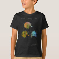 BASEBALL HELMET PATENT - Youth T-shirt Mens/Boys