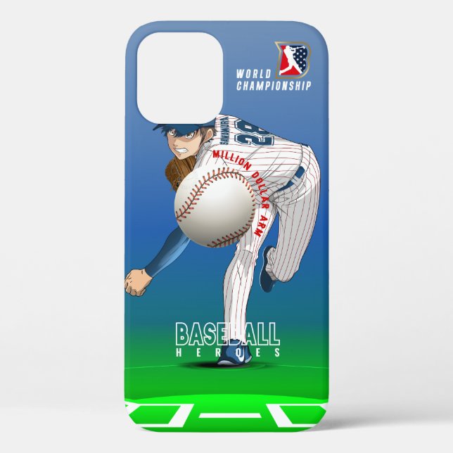 Baseball Hero with Million Dollar Arm |  Case-Mate iPhone Case (Back)