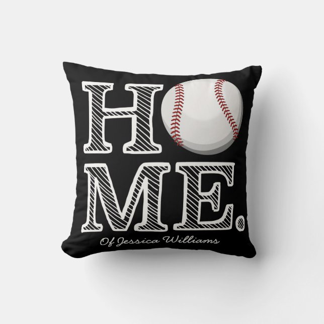 Baseball Home Cushion (Front)