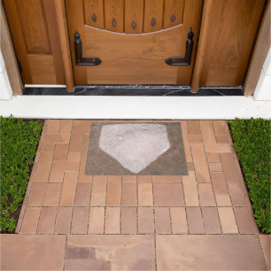 Baseball Home Plate Doormat