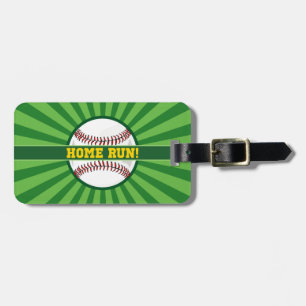 Baseball Home Run Luggage Tag