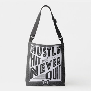 Baseball Hustle Hit Never Quit Bag