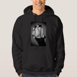 baseball in hand hoodie