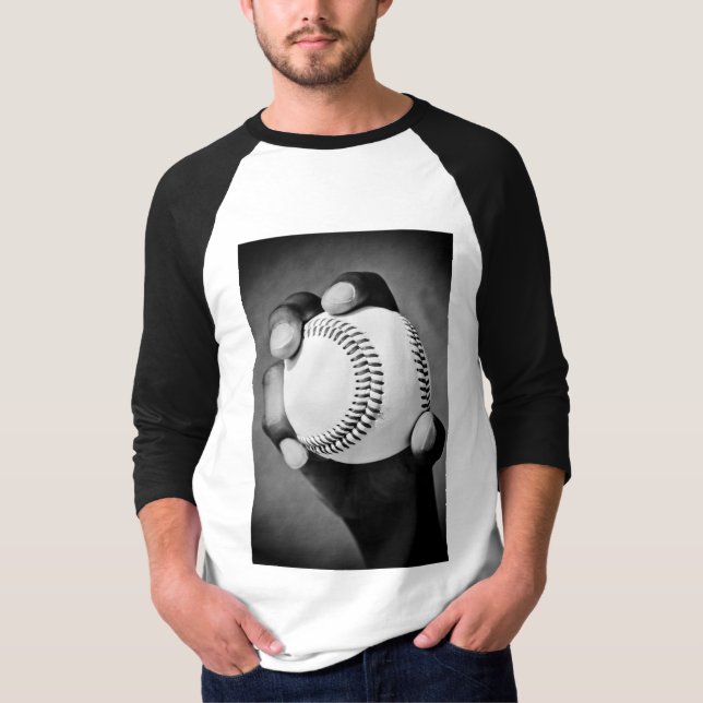 baseball in hand T-Shirt (Front)