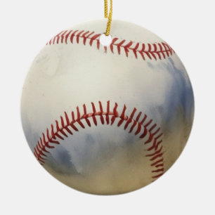 Baseball Inspirational Ceramic Ornament