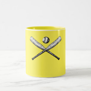 Baseball-Inspired Apparel Two-Tone Coffee Mug