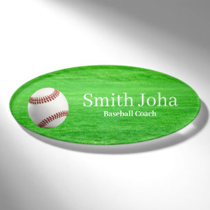 Baseball  Instructor Professional Name Tag