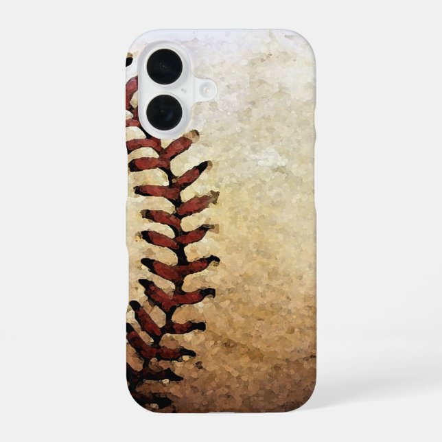 Baseball iPhone 16 Case (Back)