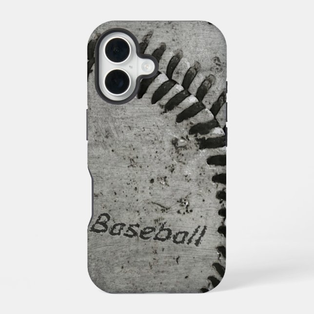 Baseball iPhone 16 Case (Back)