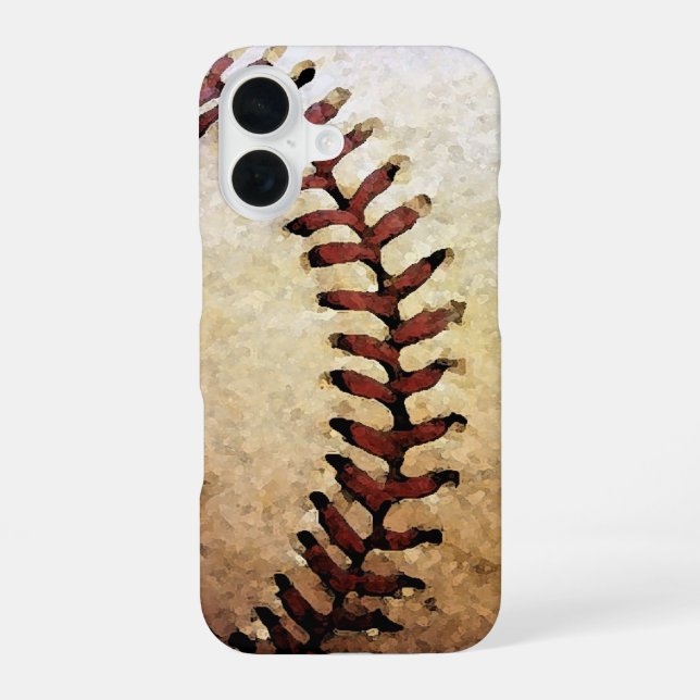 Baseball iPhone 16 Case (Back)