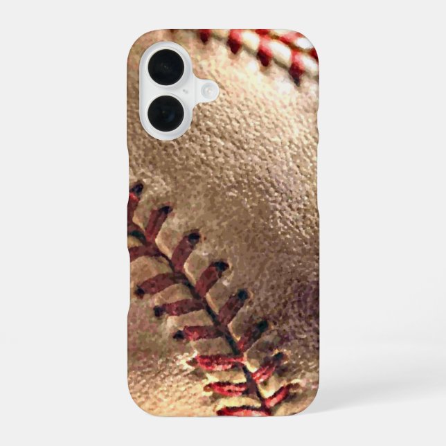 Baseball iPhone 16 Case (Back)